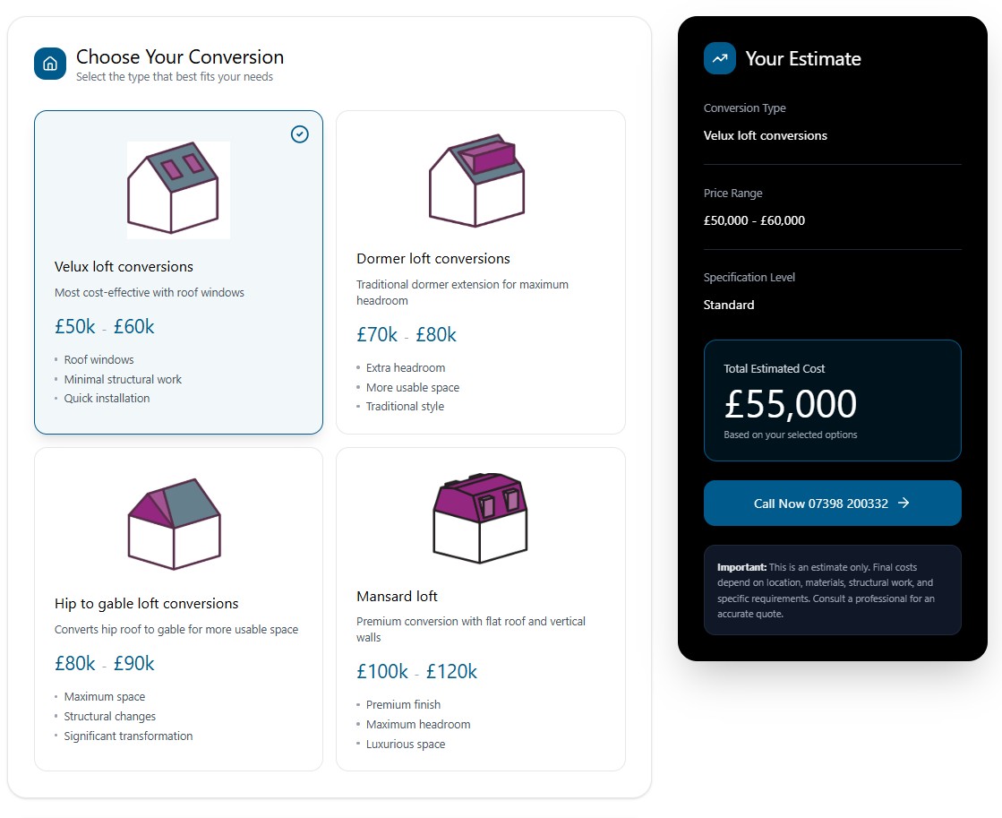 Loft Conversion Calculator